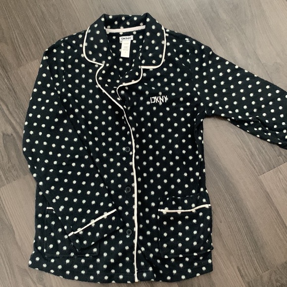 DKNY Polka Dot Cozy PJ Set - Picture 4 of 9